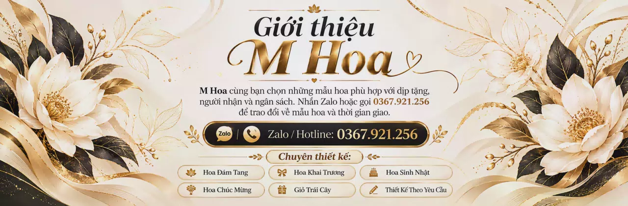 Ảnh bìa Shop hoa tươi Xã Thường Tân Hồ Chí Minh - Chọn hoa vừa ý, gửi trao tận tâm